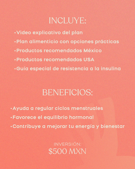 Plan nutricional - Hormonal