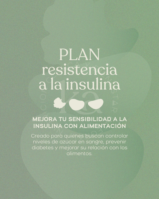 Plan nutricional - Resistencia a la insulina